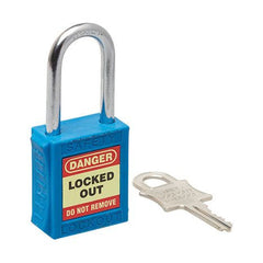 Uniform Safety Signs - 42mm Premium Blue Safety Lockout | UL400