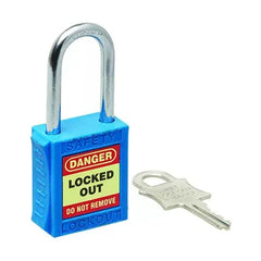 Uniform Safety Signs - 75mm Premium Blue Safety Lockout | UL407