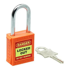 Uniform Safety Signs - 75mm Premium Orange Safety Lockout | UL408