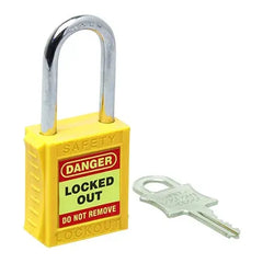 Uniform Safety Signs - 75mm Premium Yellow Safety Lockout | UL409