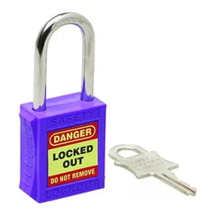 Uniform Safety Signs - 42mm Premium Purple Safety Lockout | UL429