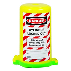 Uniform Safety Signs - Cylinder Lockout - Danger Cylinder Locked Out (Green) | UL434