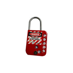 Uniform Safety Signs - Heavy Duty Hasp - Red - 7 Hole | UL441