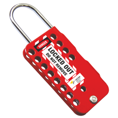 Uniform Safety Signs - Heavy Duty Hasp - Stainless Steel - 172x60mm | UL442