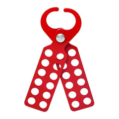 Uniform Safety Signs - 25mm Safety Lockout Hasp - Red (12 Hole) | UL448
