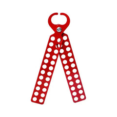 Uniform Safety Signs - 25mm Safety Lockout Hasp - Red (24 Hole) | UL449