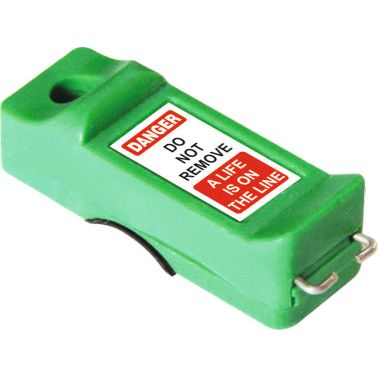 Uniform Safety Signs - Pin-In Premium Slider Circuit Breaker Lockout | UL478