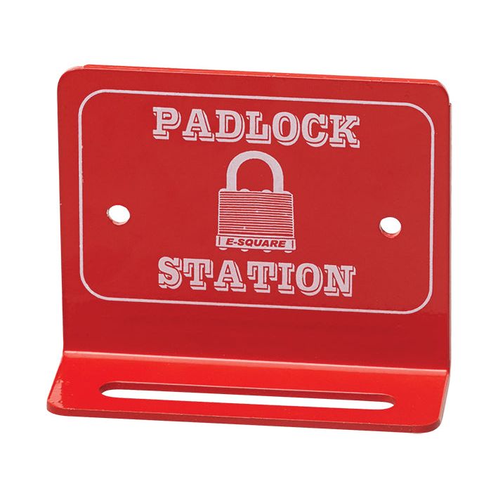 Uniform Safety Signs - Wall Mounted Mini Padlock Station - 6 Locks | UL494