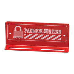 Uniform Safety Signs - Wall Mounted Mini Padlock Station - 12 Locks | UL495