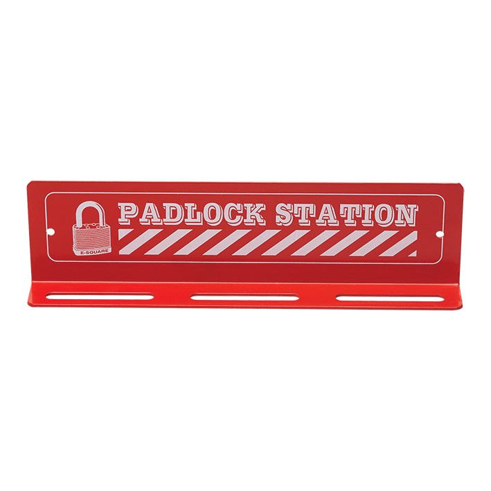 Uniform Safety Signs - Wall Mounted Mini Padlock Station - 18 Locks | UL496