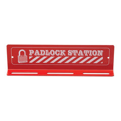 Uniform Safety Signs - Wall Mounted Mini Padlock Station - 18 Locks | UL496