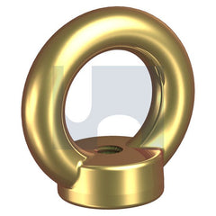 Hobsons - M10 - Yellow Passivate Grade C15e Lifting Eye Nut - Zinc - Qty 50 | ULENC5YD5M10