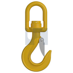 Hobsons - 6mm - Powder Coat Hec3776 Latch Hook With Swivel - Grade 80 - Qty 10 | ULHK08PAS-06