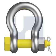 Hobsons - 51mm HOT DIP GALVANISED HEC2741 / GRADE S LIFTING BOW SHACKLE SAFETY PIN | BSS51 1)