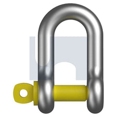 Hobsons - 10mm HOT DIP GALVANISED HEC2741 / GRADE S LIFTING DEE SHACKLE SCREW PIN | DDS10 (Pack of 25)