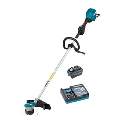 Makita Tools - 40V Max Brushless Loop Handle Brushcutter Kit - Includes 5.0Ah Battery & Single Port Rapid Charger | UR003GT101