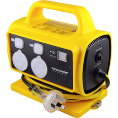Power DC - ULTRACHARGE 10A Rcd Safety Power Block W/ USB X 2 Ports | UR100/5RU.