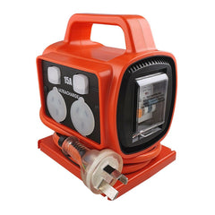 Power DC - ULTRACHARGE 15A Rcd Safety Power Block W/ USB X 2 Ports | UR115/5RU