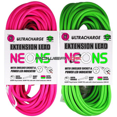 Power DC - Ultracharge Neons 20M Heavy Duty Ext Lead | UR240/20N