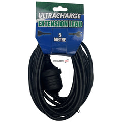 Power DC - Ultracharge Extension Lead 5M Black | UR240/5B