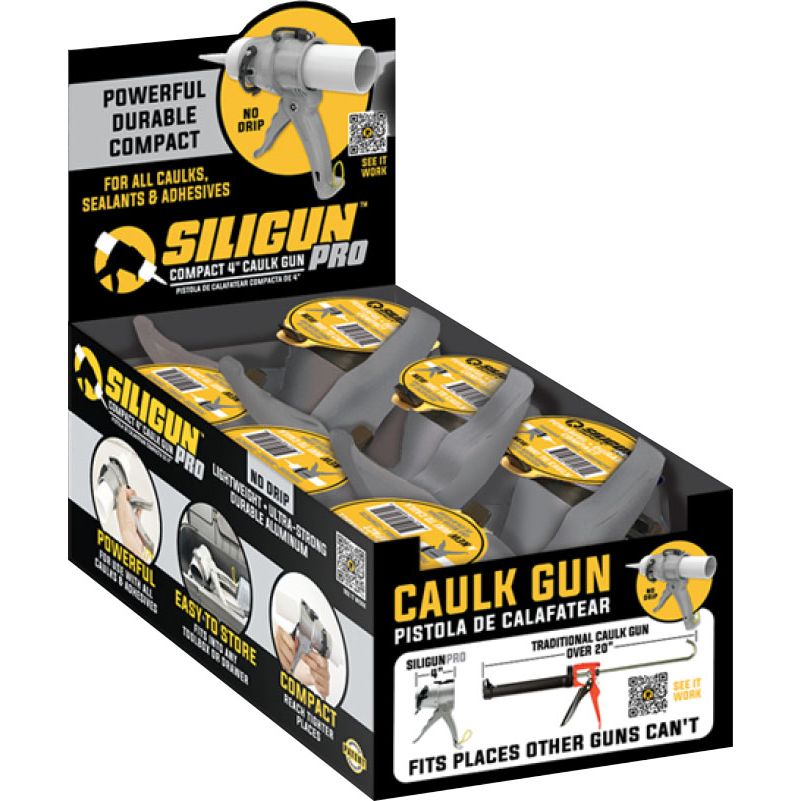 Power DC - Siligun Pro Cast Alu 4'' Compact Rodless Caulking Gun | URS001P