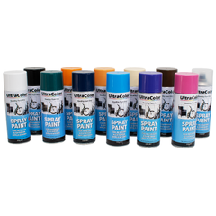 Ultracolor - UltraColor Spray Paint - 250g, Gloss Black | USPBK