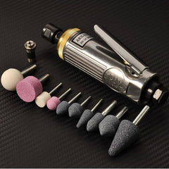 Trax - Air Die Grinder Kit with 10Pc Set of Shank Stone, ARX-111K