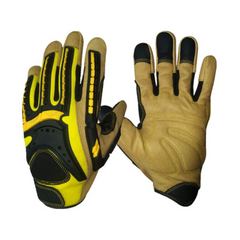 Maxisafe - G-Force Tuff Oiler Cut C Mechanics Glove - Large - Pack Of 6 | GMT215-10-6