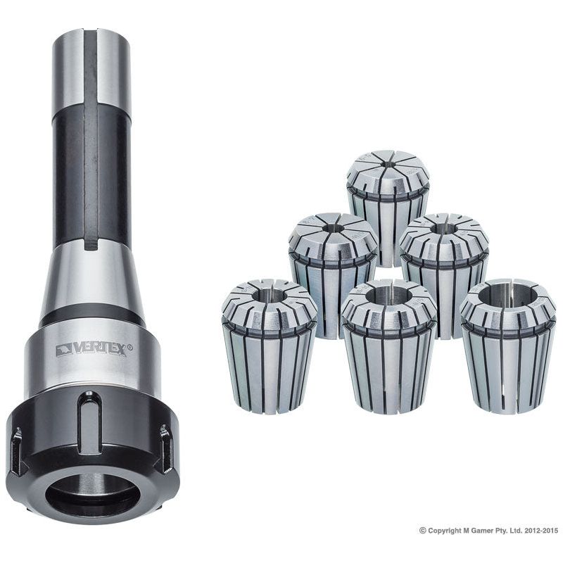 Vertex - ER32 R8 6Pce Set (7/16"X20) | V315