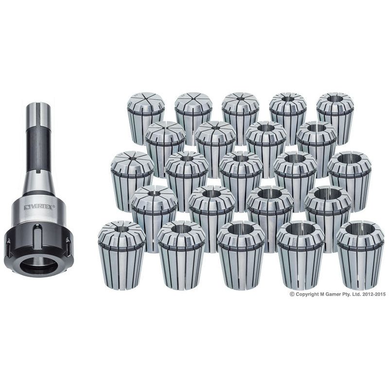 Vertex - ER40 R8 23Pce Set (7/16"X20) | V316