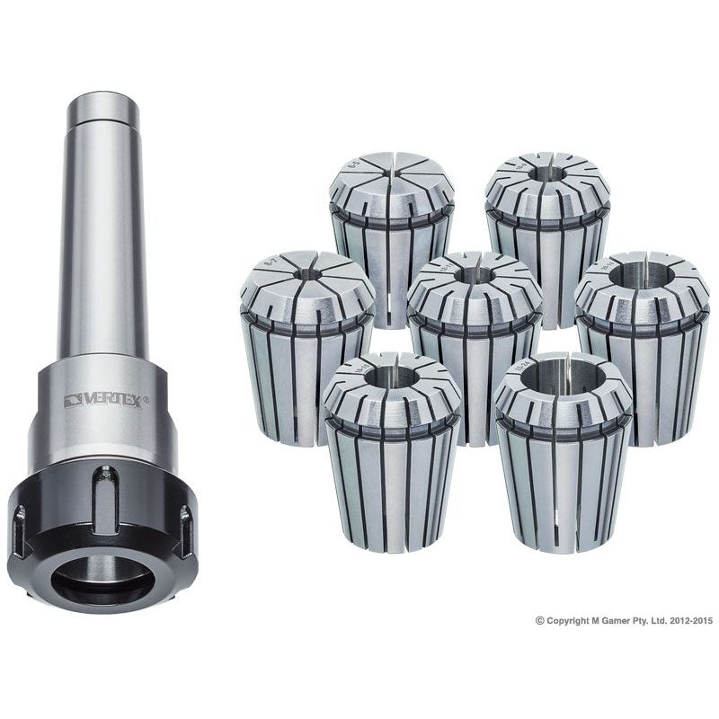Vertex - ER40 MT4 7 Piece Set (M16) | V432M