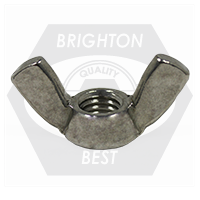 Brighton Best - M12-1.75 - WING NUT ISO METRIC STAIN 304 | V79120