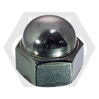 Brighton Best - M8-1.25 - JIS CAP NUT, STAINLESS STEEL 304 (METRIC) 2 PIECE | V99080