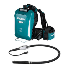 Makita Tools - 40V Max Direct Connect 1500mm (43mm dia) Concrete Vibrator - Includes Portable Power Supply (PDC1200A02) | VR001CX3