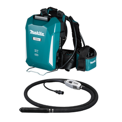 Makita Tools - 40V Max Direct Connect 3000mm (43mm dia) Concrete Vibrator - Includes Portable Power Supply (PDC1200A02) | VR002CX3