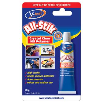 V-Tech - All - Stik Clear Sealant 20gm | VT101