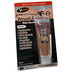 V-Tech - Wood Filler Brown 50g | VT135BR