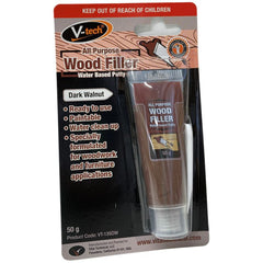 V-Tech - Wood Filler Dark Walnut 50g | VT135DW