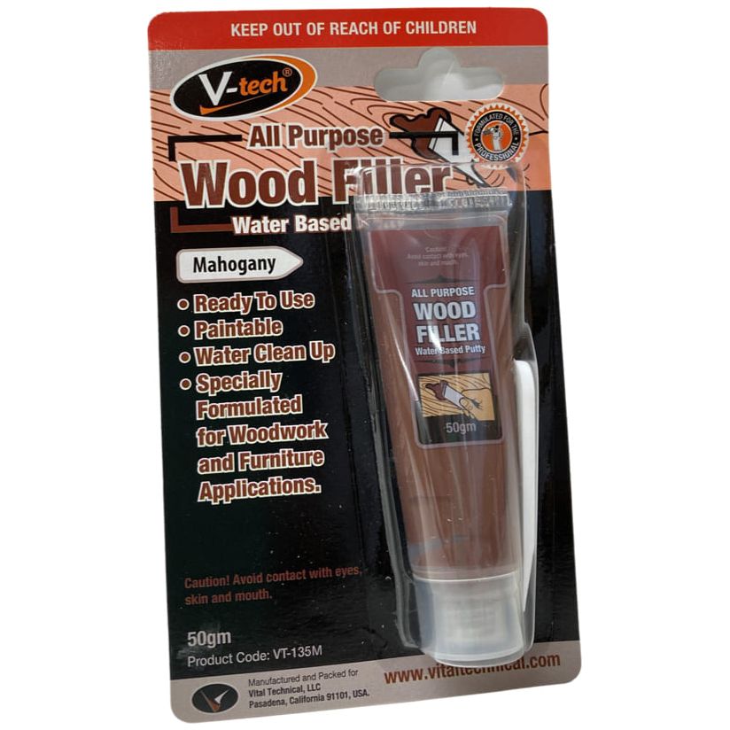 V-Tech - Wood Filler Mahogany 50g | VT135MH