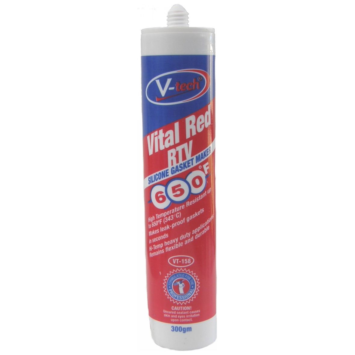 V-Tech - V-Tech Vital Red 650'F Rtv 300ml | VT158