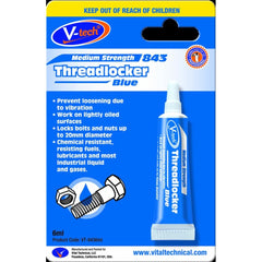 V-Tech - V-Tech Threadlocker Blue 6ml | VT8436