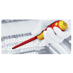 Wiha - Screwdriver, Slotted 4.5mm x 175mm, Softfinish, VDE 1000V Insulated | WH-47159