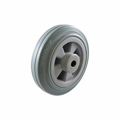 EHI - 160mm Grey Rubber Wheel Roller Bearing 160kg Capacity | W06R160