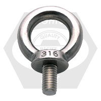 Brighton Best - M16 - EYE BOLT COLLARED, STAINLESS 316 | W08160