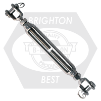 Brighton Best - M6 JAW & JAW,PIPE - TURNBUCKLES, STAINLESS 304 | W13042