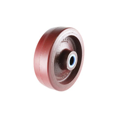 EHI - 150mm Red Urethane On Cast Iron Wheel Roller Bearing 600kg Capacity | W150X60PT15