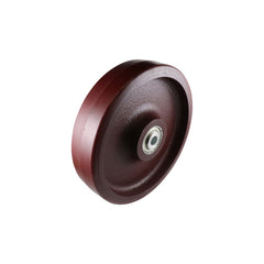 EHI - 250mm Red Urethane On Cast Iron Wheel Precision Bearing 1500kg Capacity | W250-PT2A