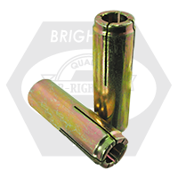 Brighton Best - M10x40 MM - DROP-IN ANCHOR, ZINC YELLOW CR+6,WITHOUT KNURLING | W43240