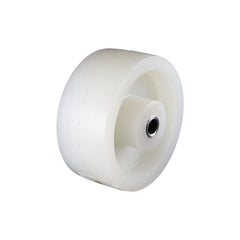 EHI - 75mm White Nylon Stainless Steel Wheel Plain Bore 80kg Capacity | W48G75SS