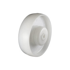 EHI - 125mm White Nylon Stainless Steel Wheel Roller Bearing 400kg Capacity | W48R125SS